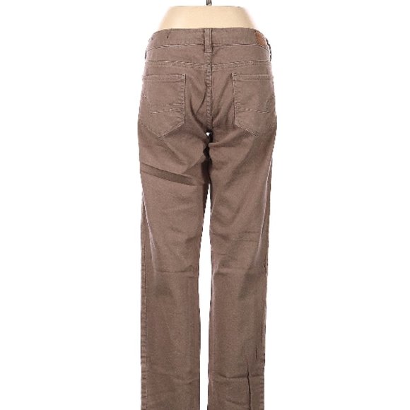AMERICAN EAGLE Taupe Stretch Skinny Khaki Jeans - Picture 6 of 7